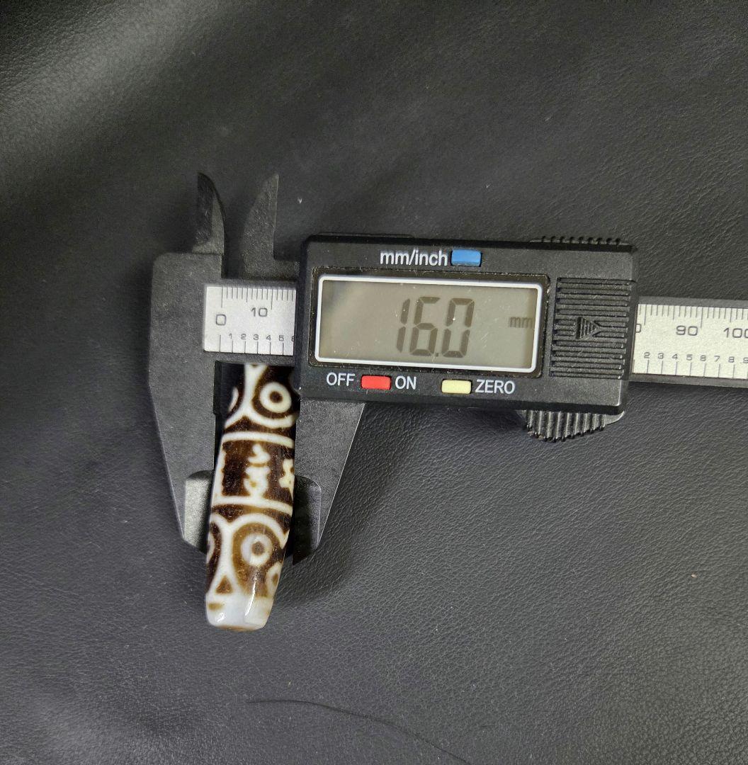 861　天珠　六字真言　梵字　十二眼天珠　貴重　珍品　dzibeads！