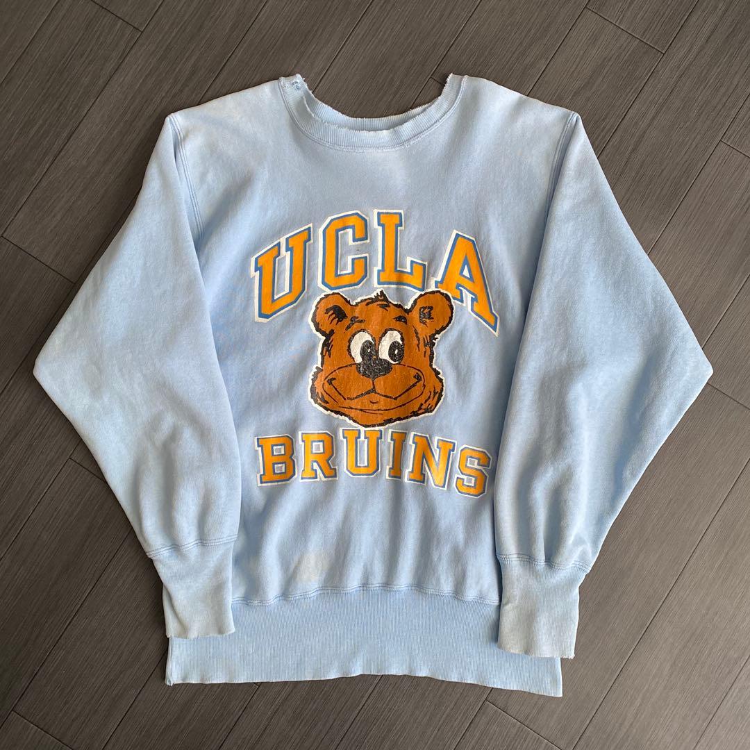 スペシャル90sチャンピオンUCLA BRUINSリバースウィーブUSA製L