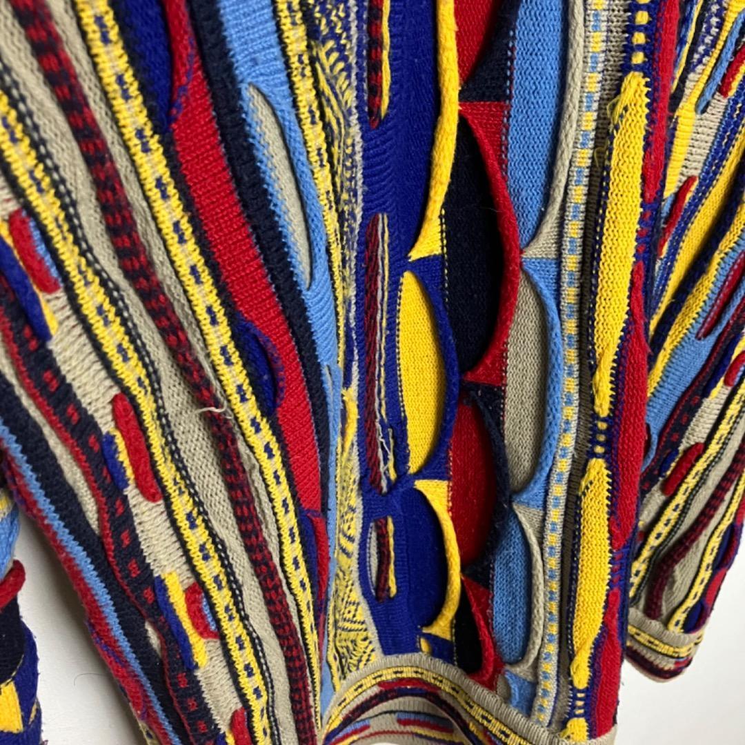 COOGI クージー 3Dニット　カラフル セーター　XL コットン