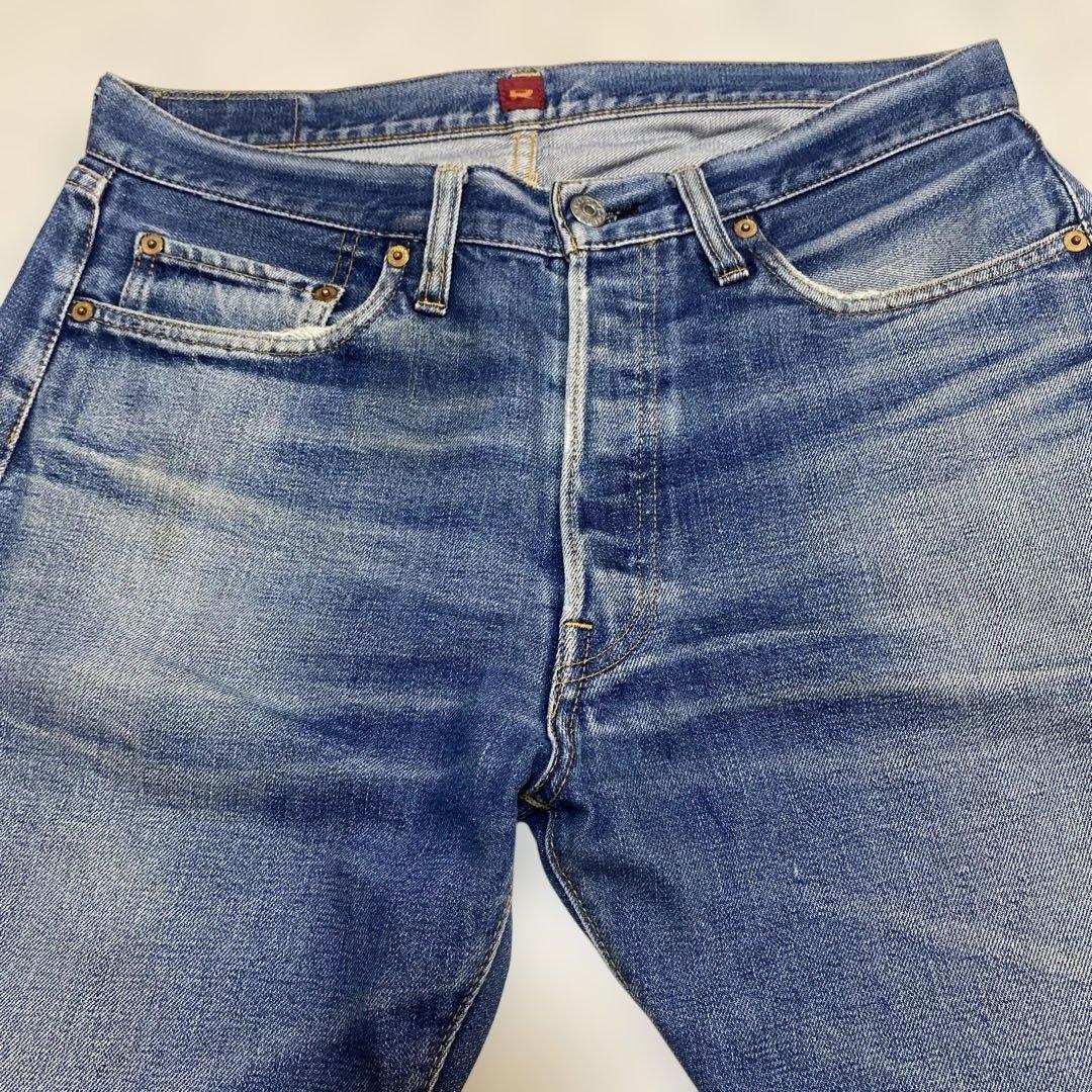 リゾルト710 W34L32 ストレートジーンズ　セルビッチ　501 66