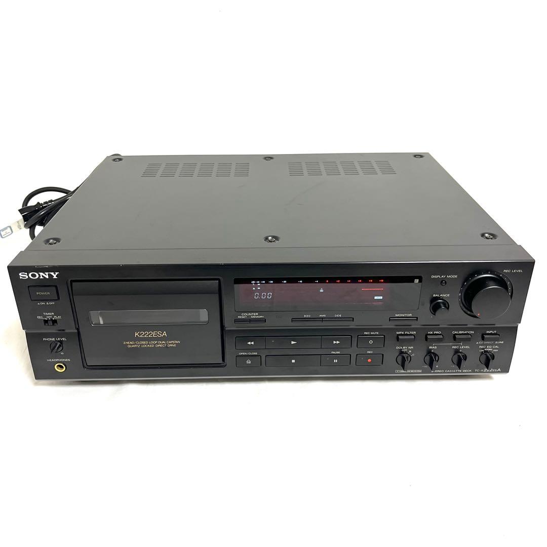 【メンテナンス済】SONY ソニー 3ヘッドカセットデッキ TC-K222ESA