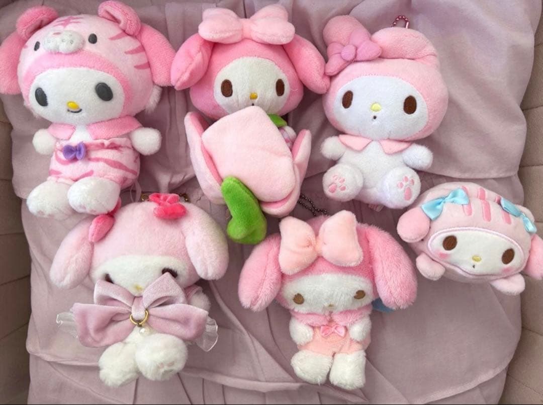 サンリオ マイメロディ ぬいぐるみ まとめ売り 6点 おまけ付き
