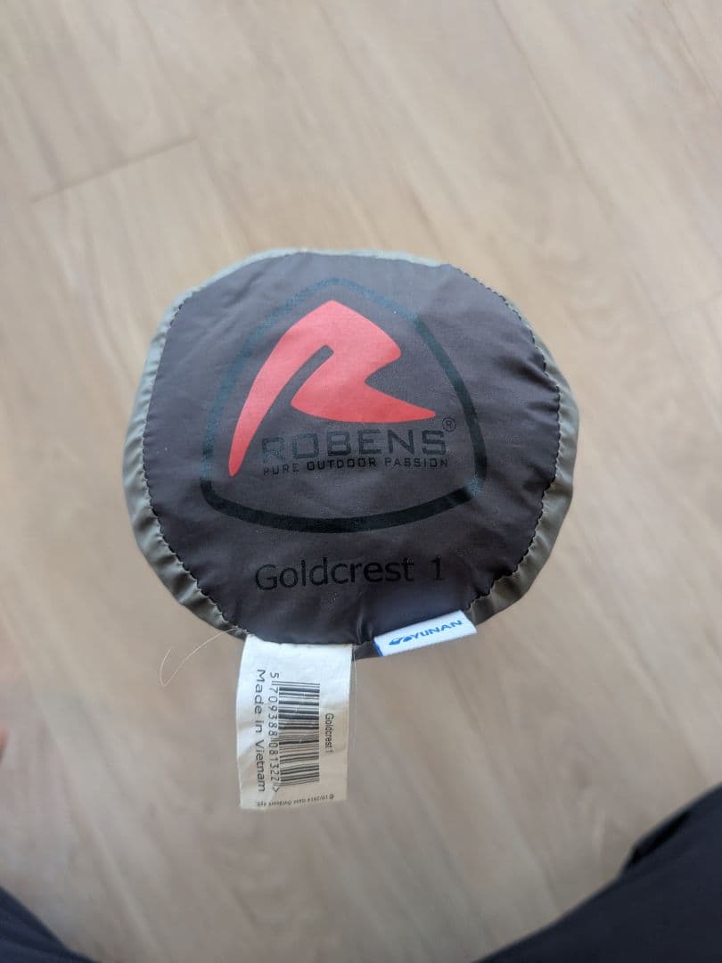 【中古】Robens Goldcrest 1 1人用テント