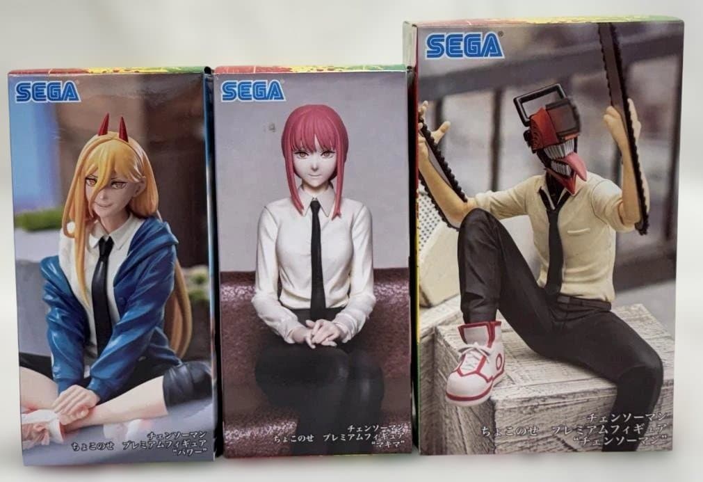 新品未開封：チェンソーマン ちょこのせフィギュア 3種セット メルカリ便