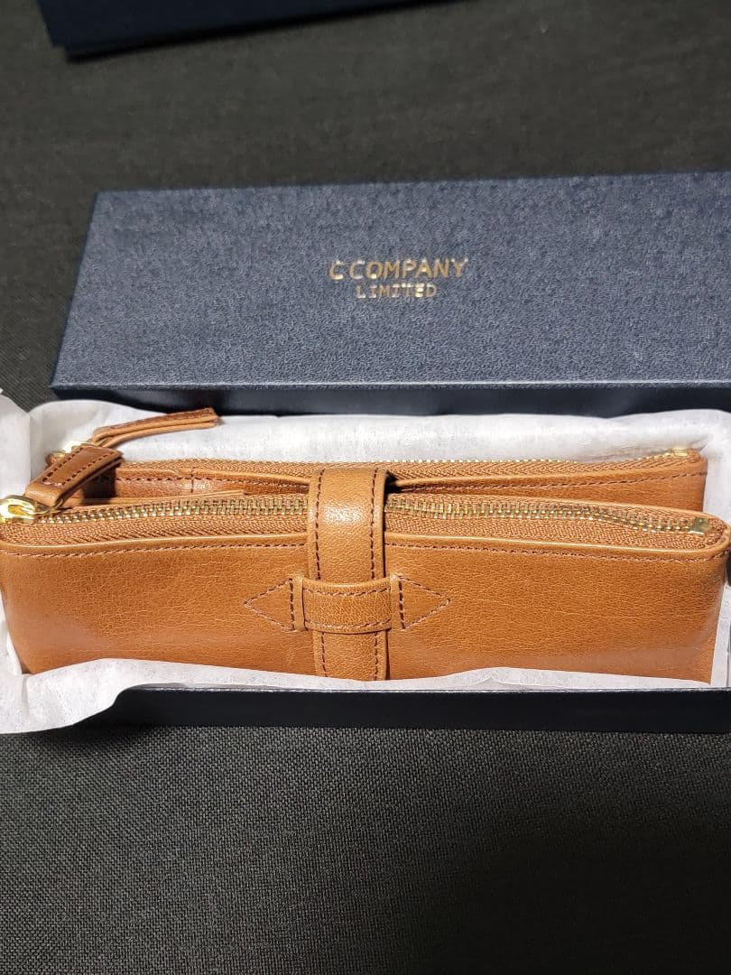 【限定品・新品】ルポペンケース カスールブラウン Cカンパニー 本革 筆箱