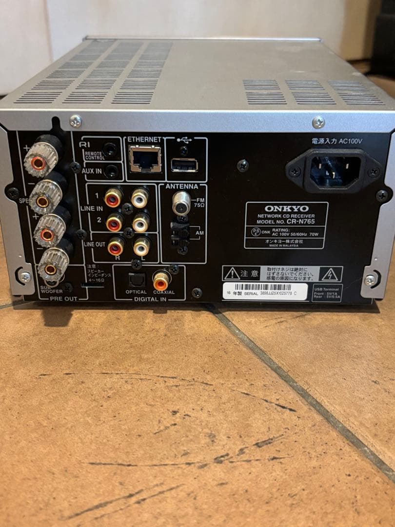 ONKYO CR-N765 D-112EXTスピーカーのセット