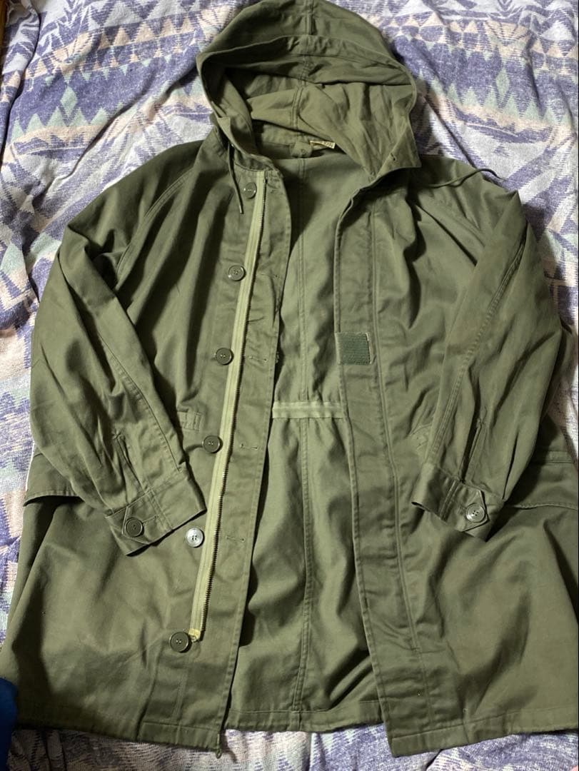 ビンテージ87年製フランス軍M-64パーカーフィールドパーカー　モッズコート