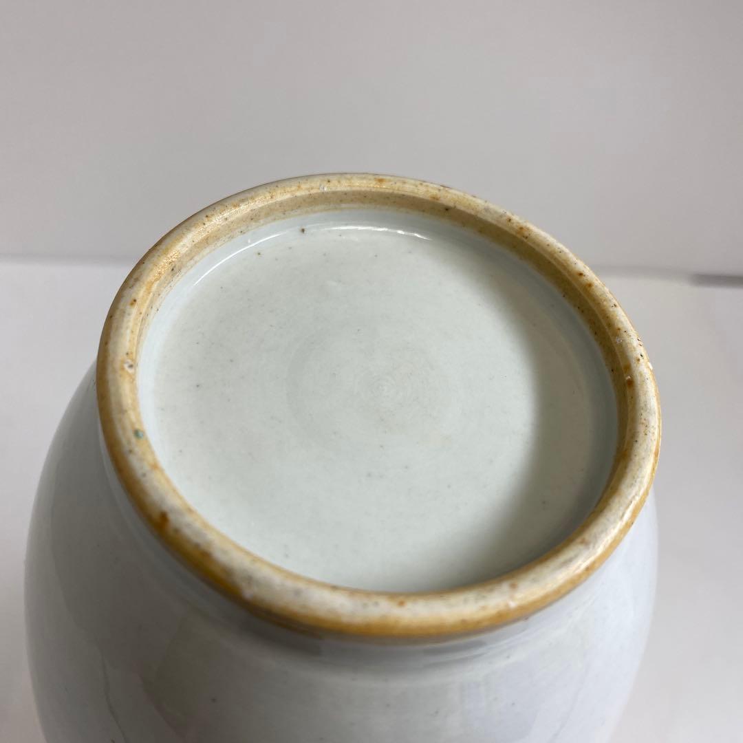 中国清朝時代　粉彩人物画　花入　高さ　25㎝　トサチ　東な8-0121☆2F