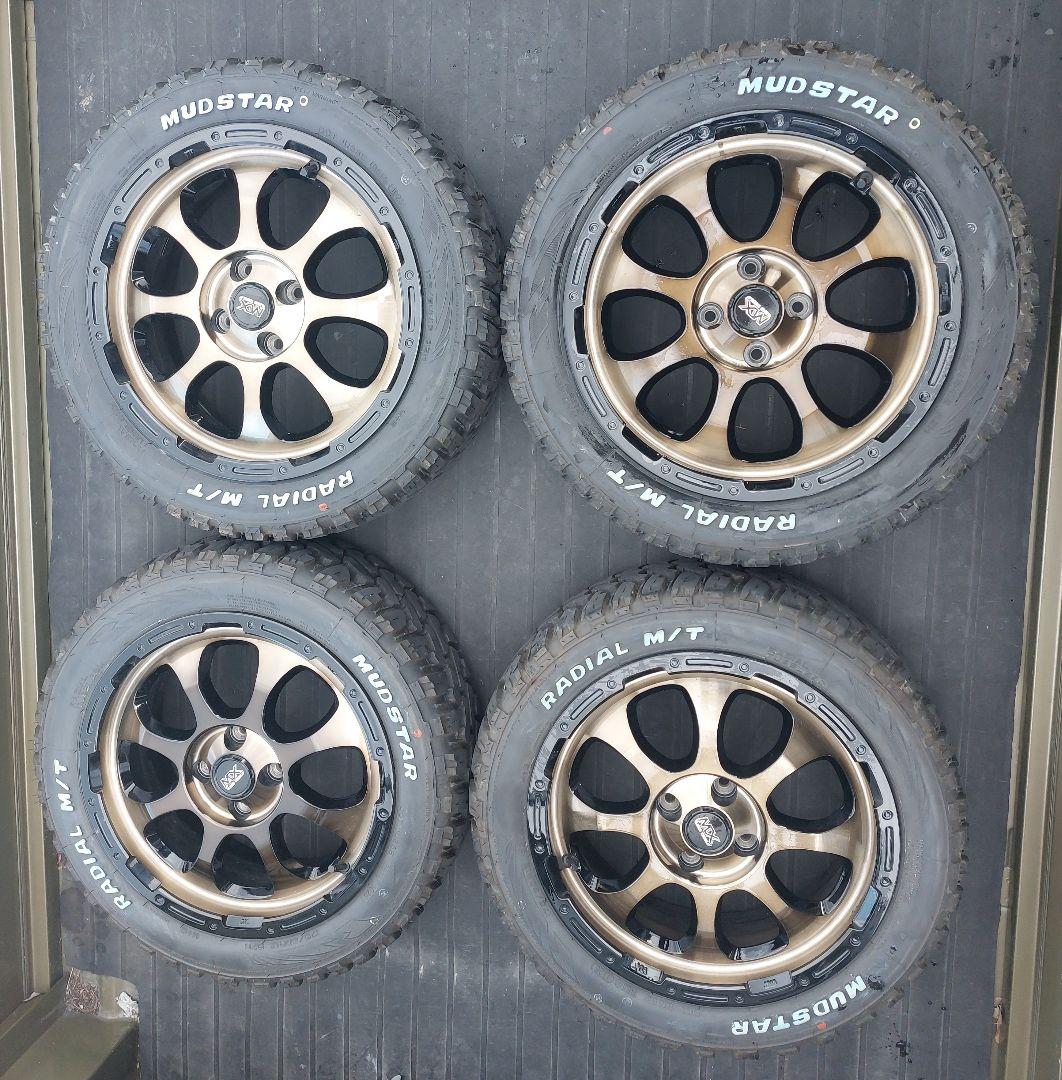 発送しません！クロスビー用 マッドスターMT 175/60R16+ホイールセット