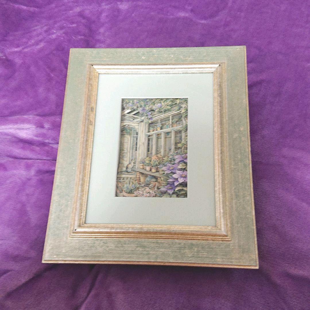 シャドーBOX 完成品  キムジャコブクレマチス