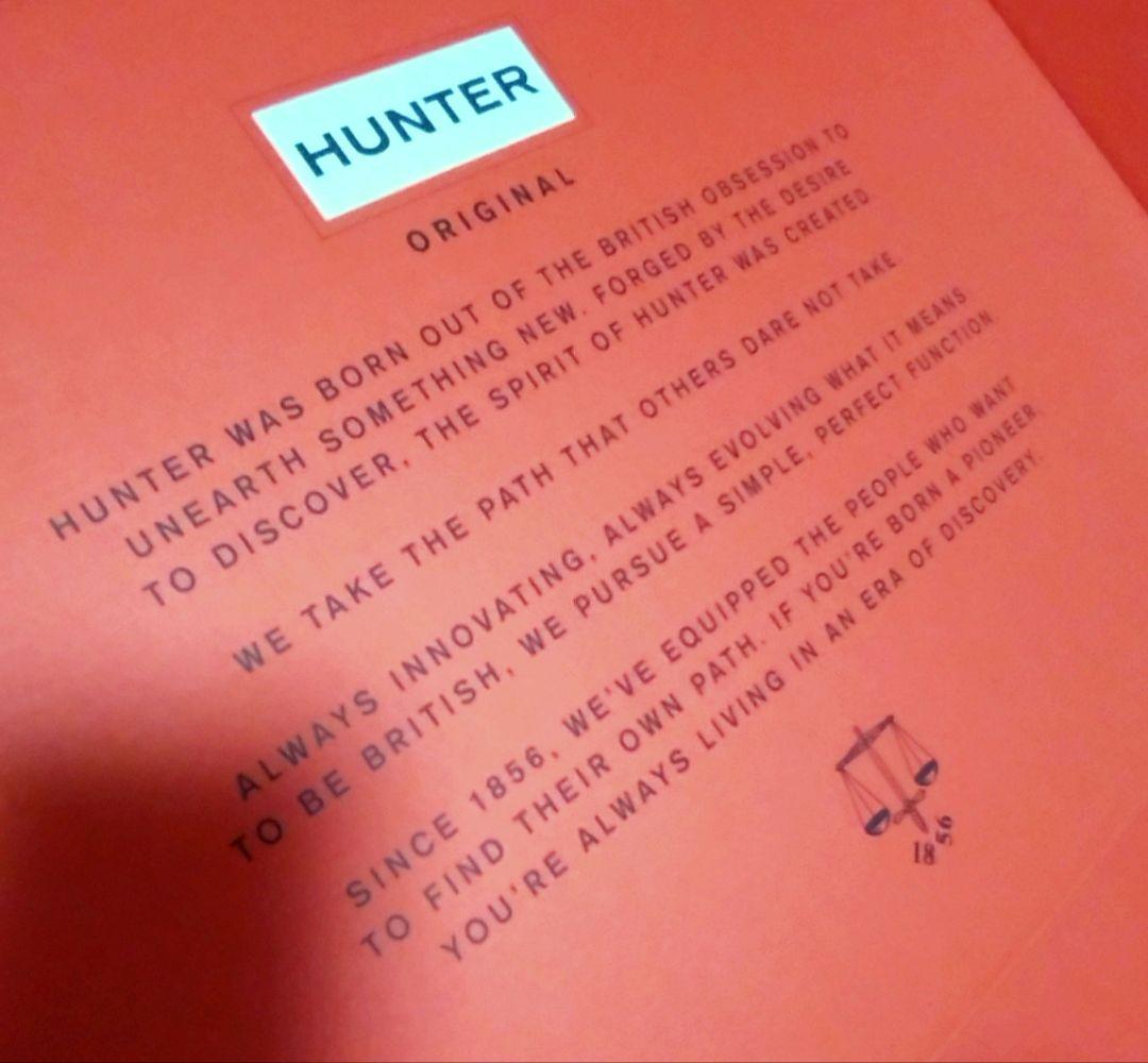 完売品！HUNTER スリムレインブーツ