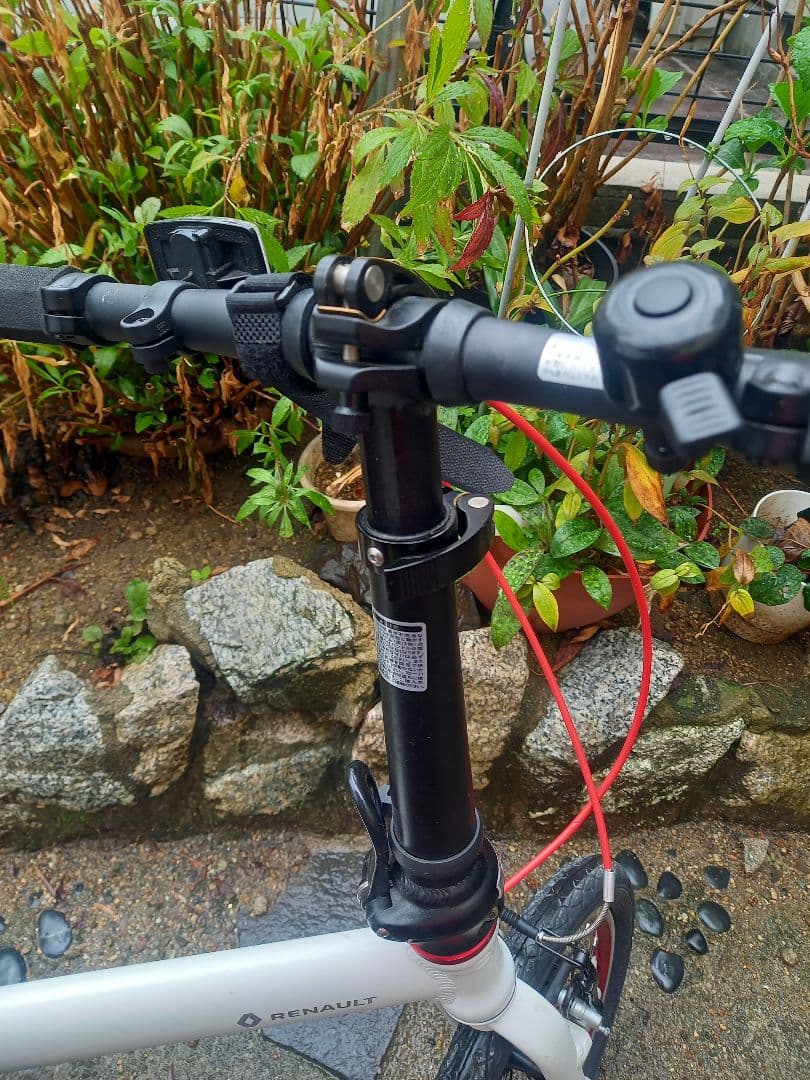 RENULT 折りたたみ自転車 ホワイト14インチ