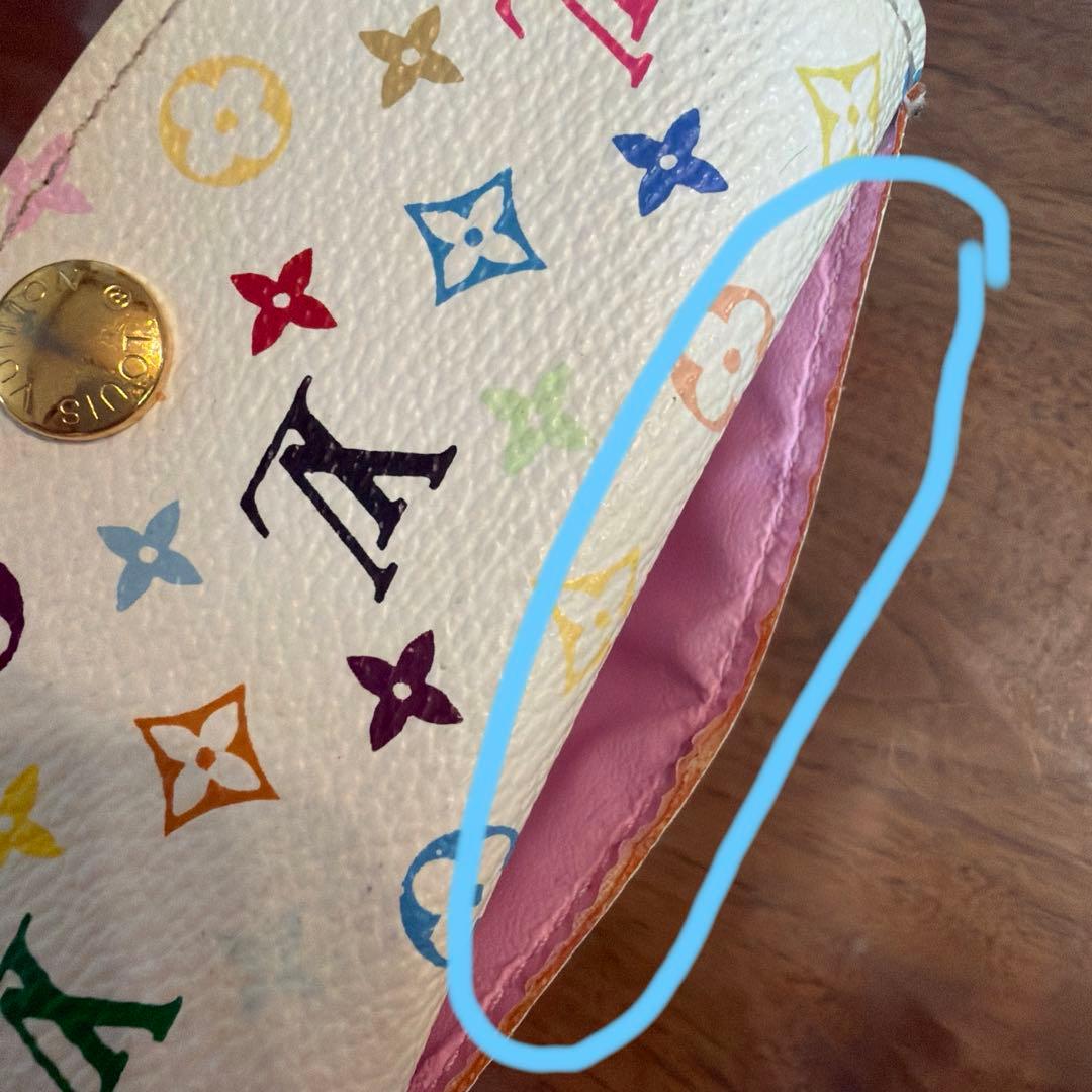 ルイヴィトン モノグラム マルチカラー 名刺入れ カードケース 財布