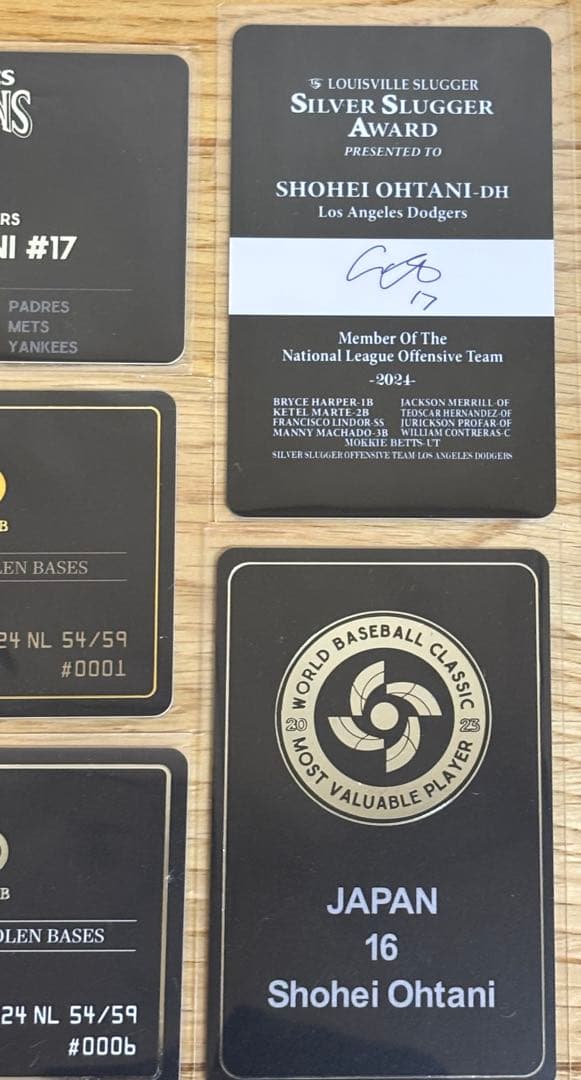 ⭐️期間限定価格⭐️非売品レアカード５枚セット 大谷翔平 WBC投打スタッツカード等