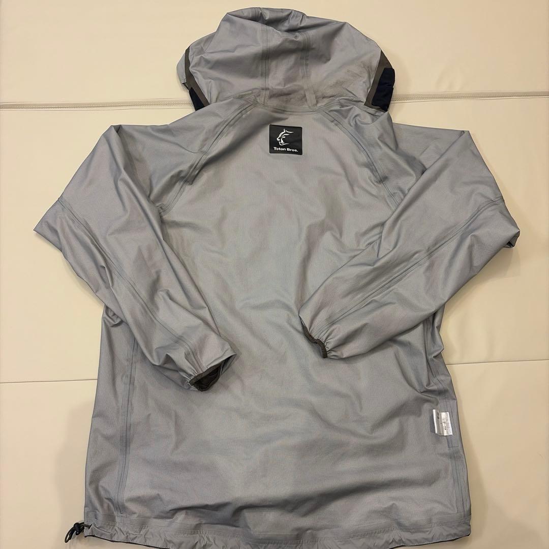 Teton Bros. ブラウン フード付きナイロンジャケット　サイズL