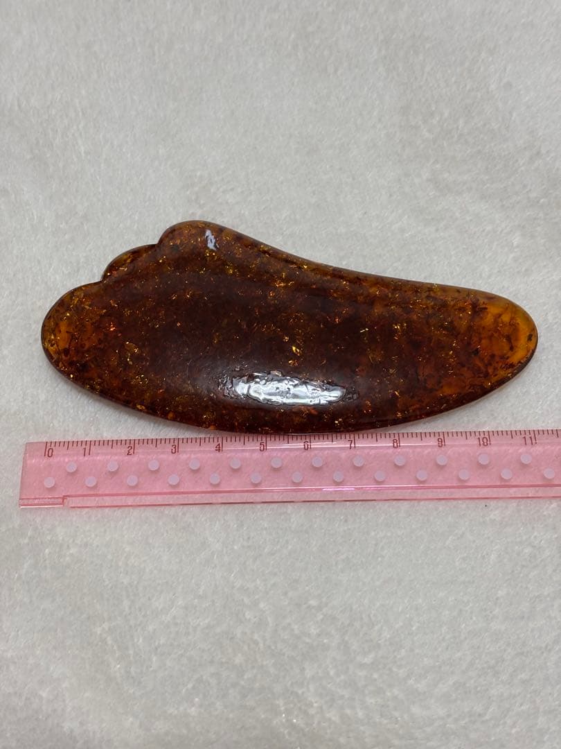 カッサプレート　かっさプレート 琥珀　アンバー　レア