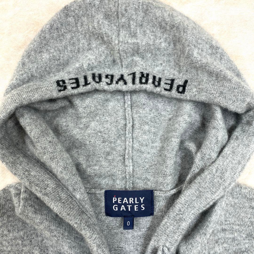 【お値下】PEARLY GATES パーリーゲイツ　カシミヤニットジップパーカー