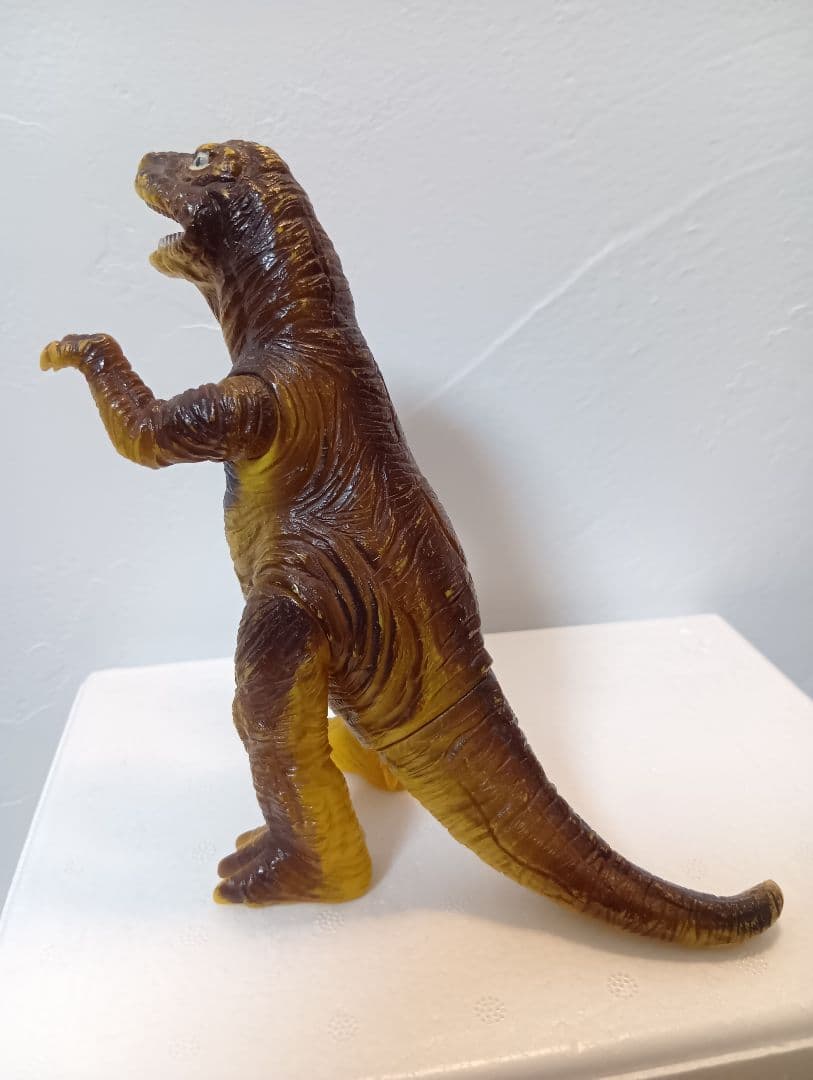 【当時物・希少・昭和レトロ】チラノザウルス　日東河田ソフト怪獣シリーズ