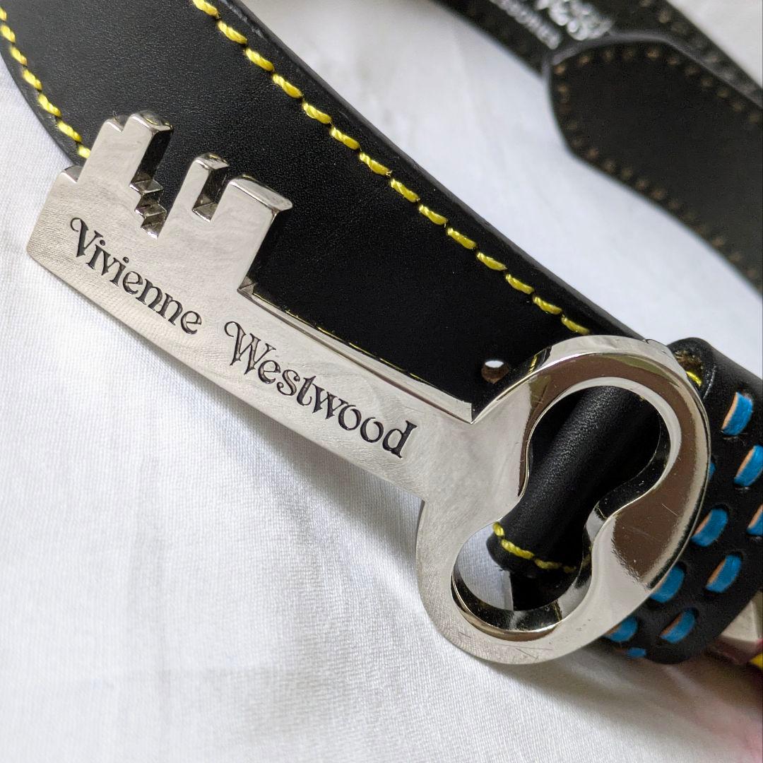 vivienne westwood 鍵 ロゴ バックルベルト フック付き