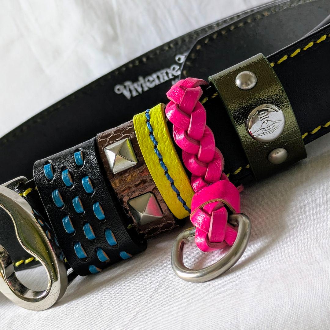 vivienne westwood 鍵 ロゴ バックルベルト フック付き