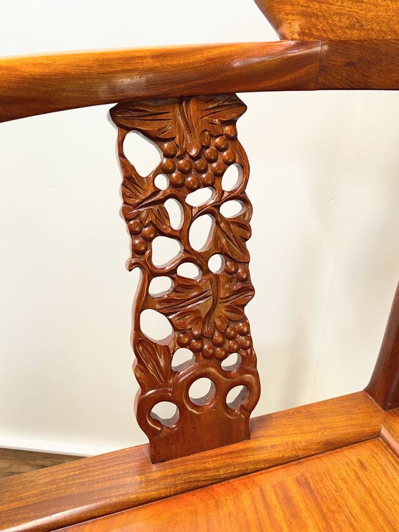 螺鈿細工 中国家具 椅子 アームチェア