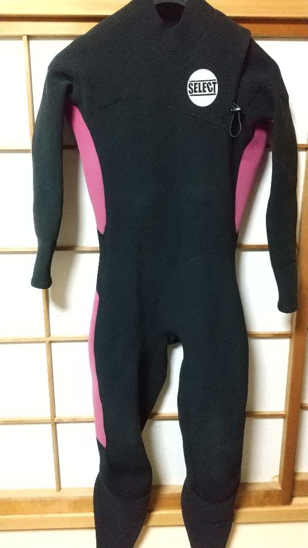 SELECT フルスーツ 黒/ピンク