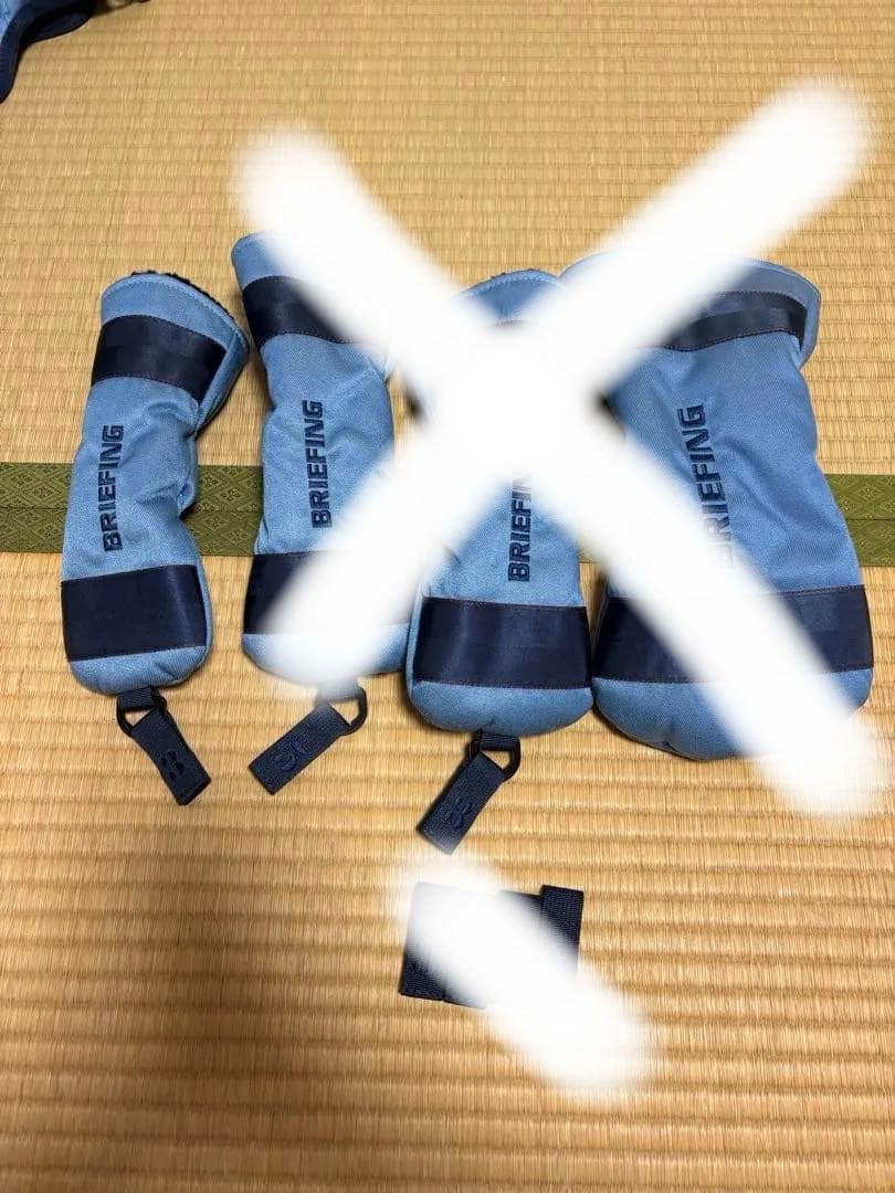 希少　限定　ブリーフィング　デニムブルー　ヘッドカバー　ユーティリティ　のみ
