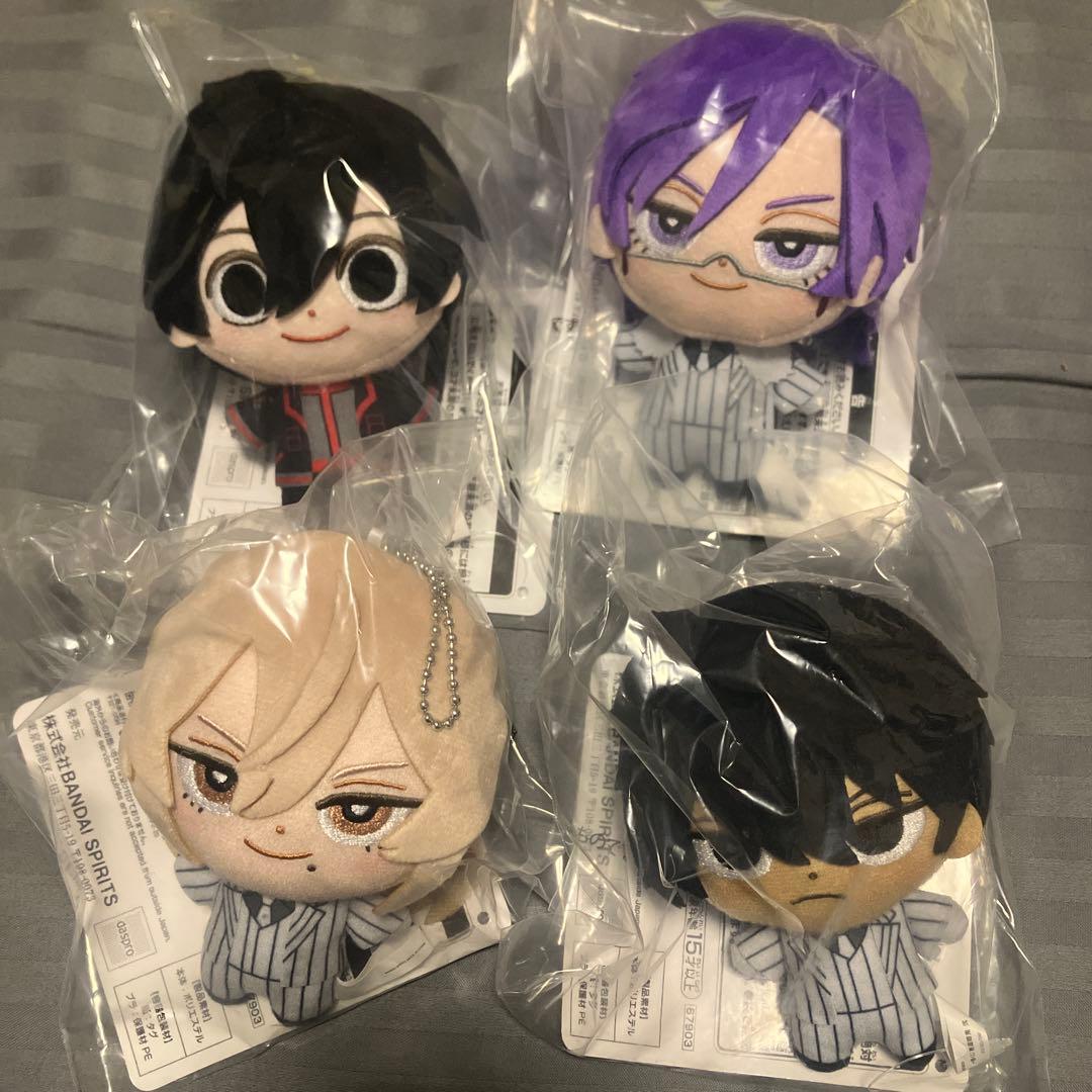 一番くじ　桃源暗鬼　とうげんあんき　B賞 ぬいぐるみマスコット　コンプリート