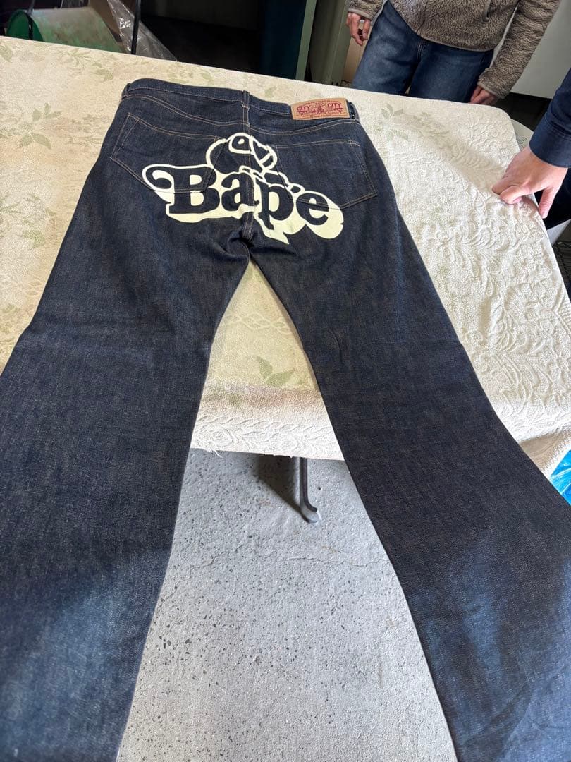 BAPE ダークデニム ジーンズ Mサイズ