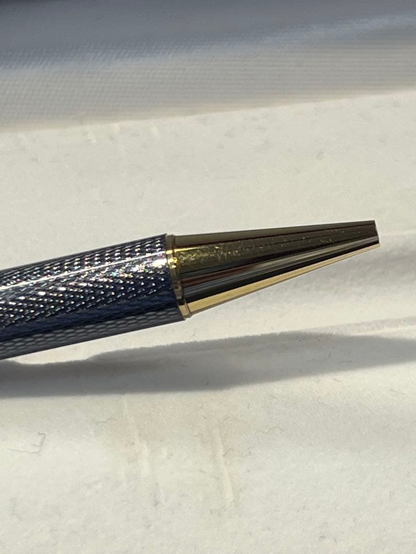 Must de cartierマストドゥカルティエ金色トリニティ黒ボールペン箱付