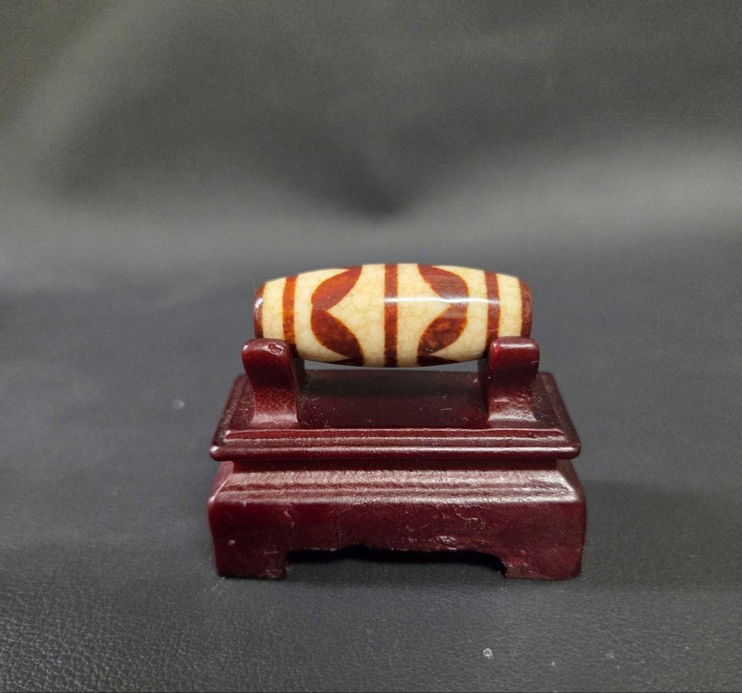 955　専用です。　上肯　双虎牙天珠　龍紋　希少　dzibeads！