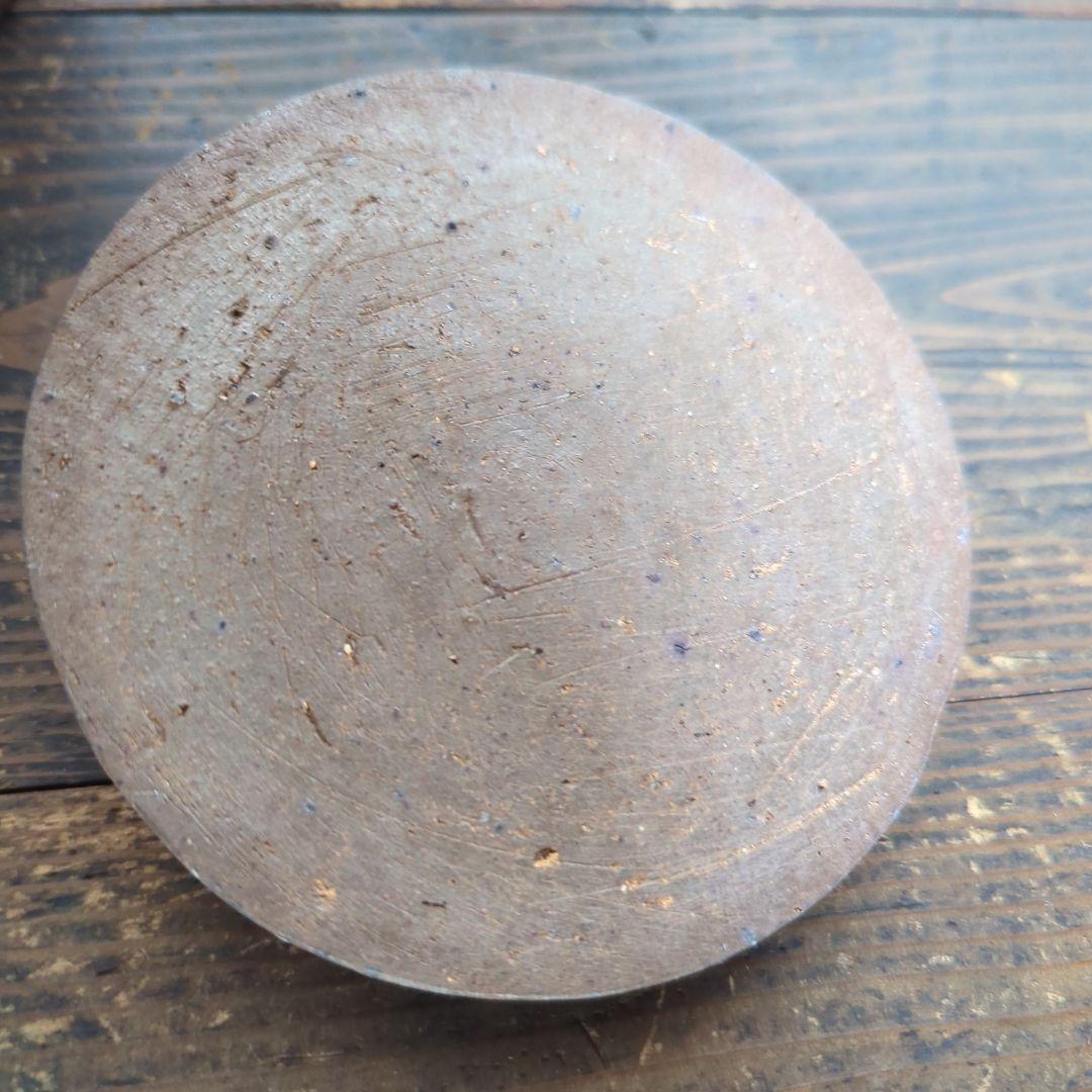 骨董品　陶芸　茶道具　備前焼　水指 細水指　宝山窯　森善一郎（陶号　宝山）