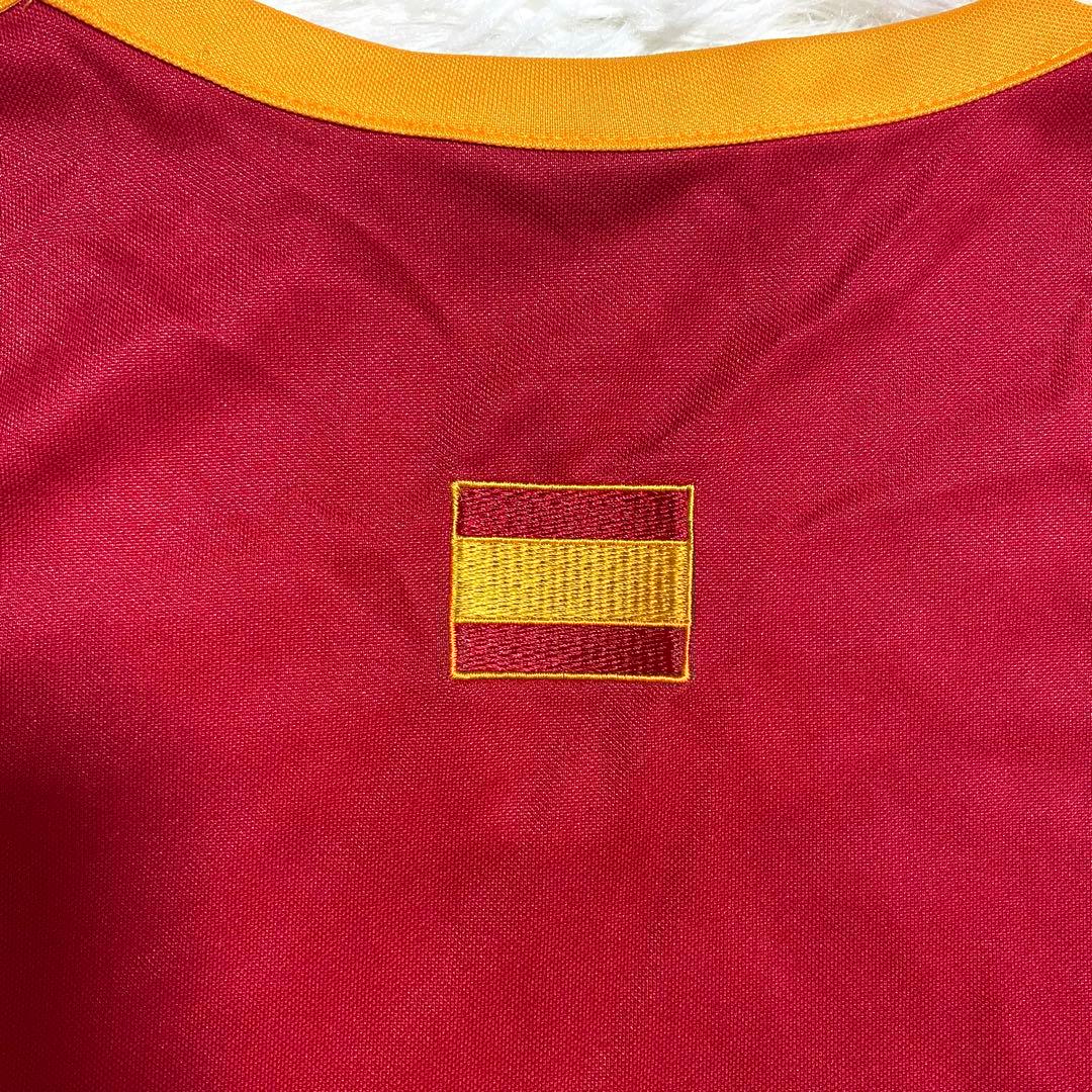 アディダス　スペイン代表　ゲームシャツ　刺繍ロゴ　スリーストライプ　ユーロ　XL