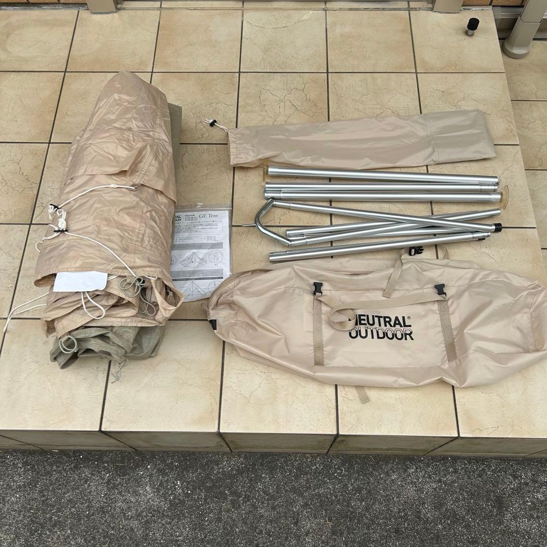 NEUTRAL OUTDOOR(ニュートラルアウトドア) GEテント3.0
