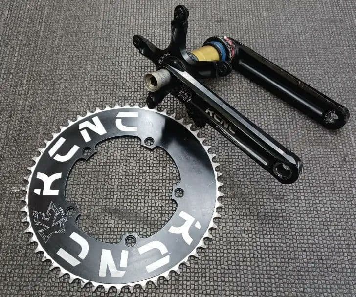 【珍】kcnc ピスト シングル クランクセット