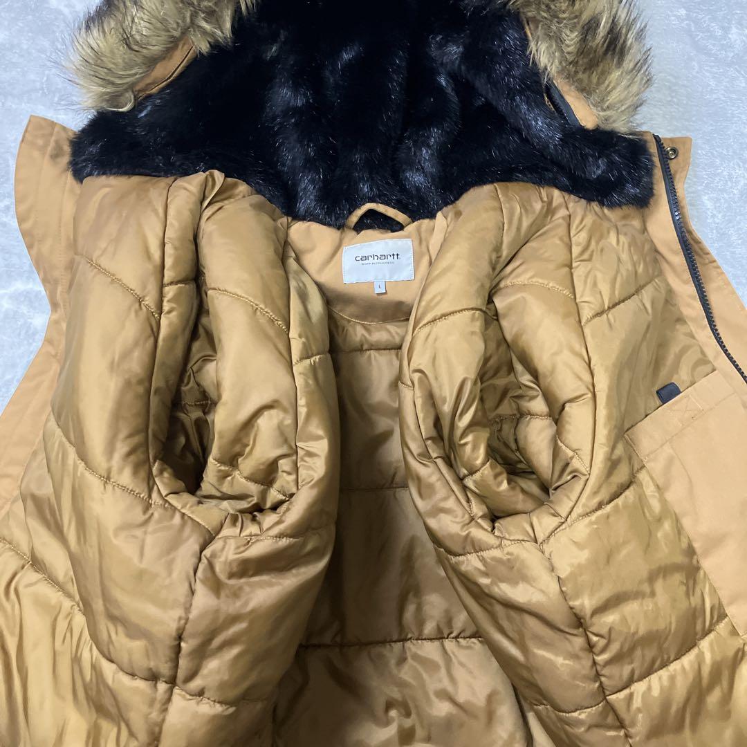 Carhartt モッズコート トラッパージャケット 2way キャメル L