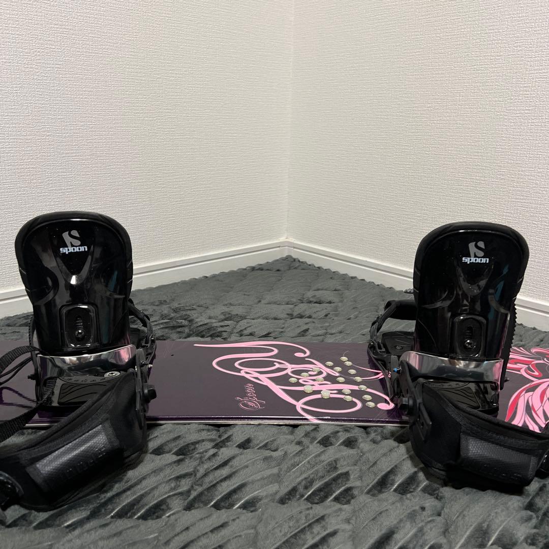 ◆美品◆spoon fly 137 ビンディング セット スノーボード