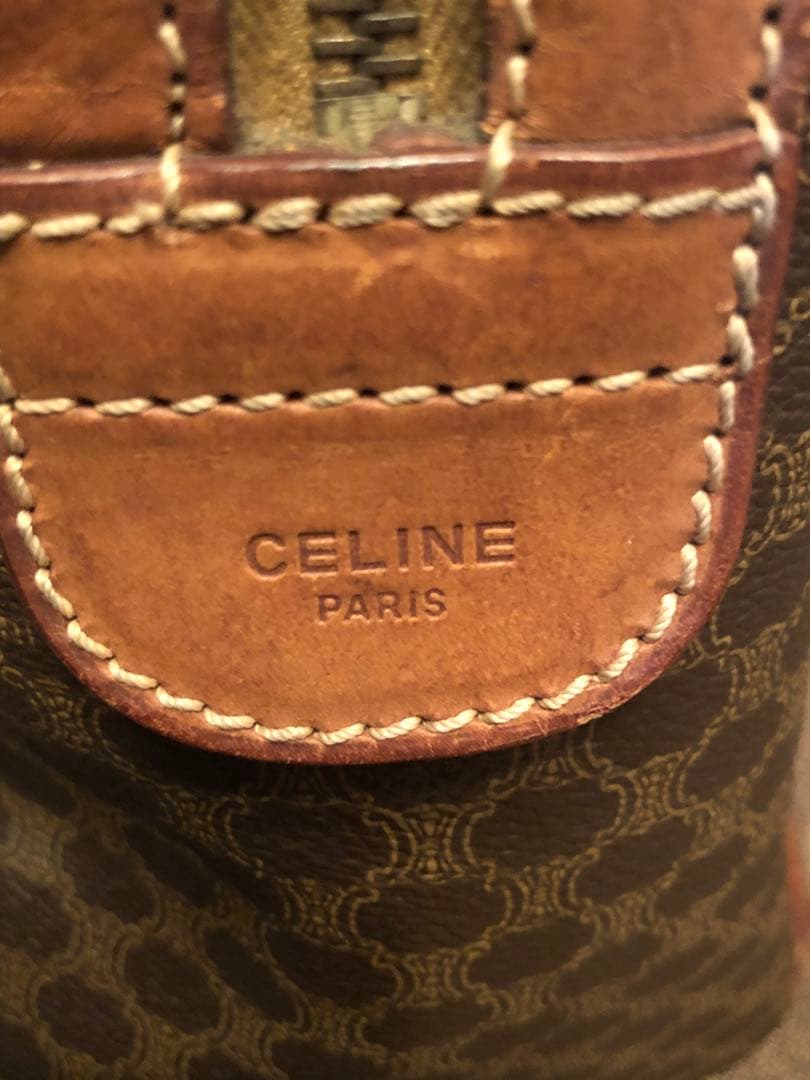 み*る様 OLD CÉLINE バッグ ミニボストン マカダム柄