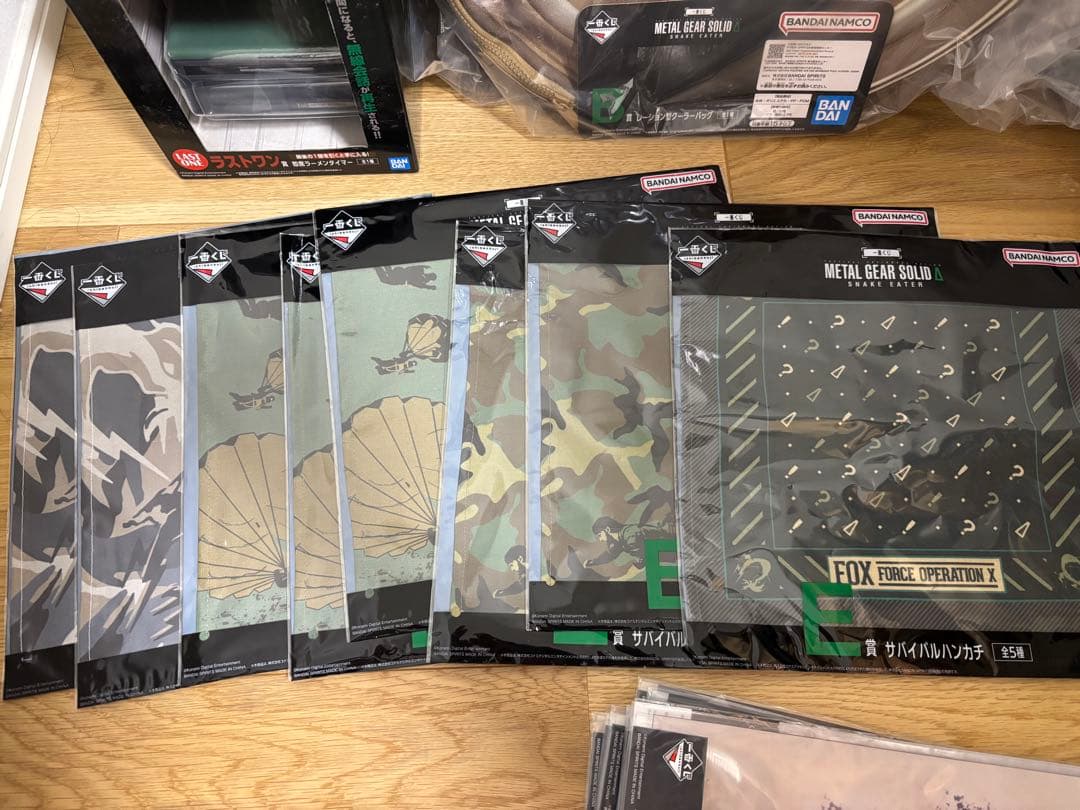 メタルギア　一番くじ　ラストワン　ラーメンタイマー　クーラーバッグ　名台詞カルタ