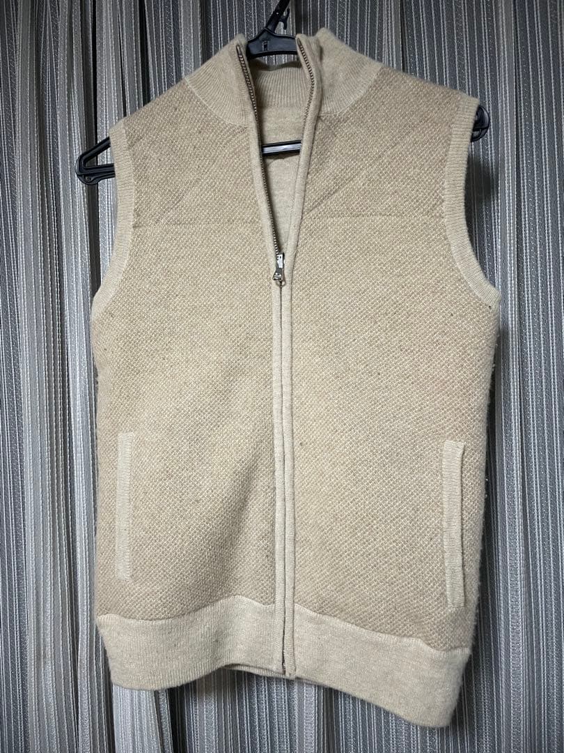 ラルフローレン　ポロゴルフ　ウールカシミヤ リバーシブルベスト S