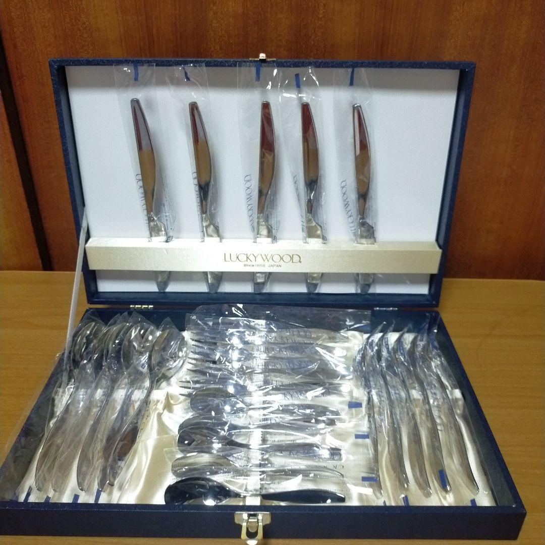 ラッキーウッド LUCKYWOOD 　 カトラリーセット 25本