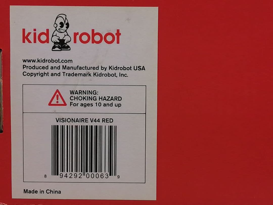 kidrobot　VISIONAIRE V44 RED