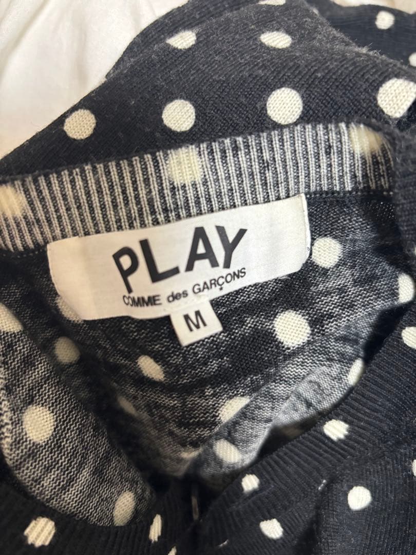 コムデギャルソン　ドット　カーディガン
