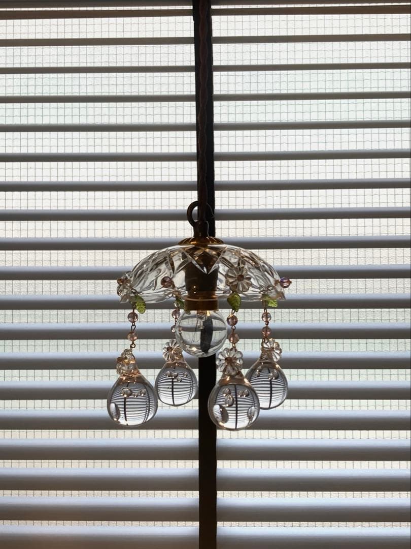 ミニシャンデリア（雫）1920年　フランス　アンティーク　ランプシェード