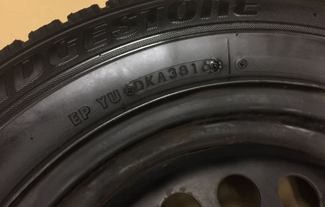 インサイト 純正15インチ スチールホイール 4本 スタッドレス ブリザック