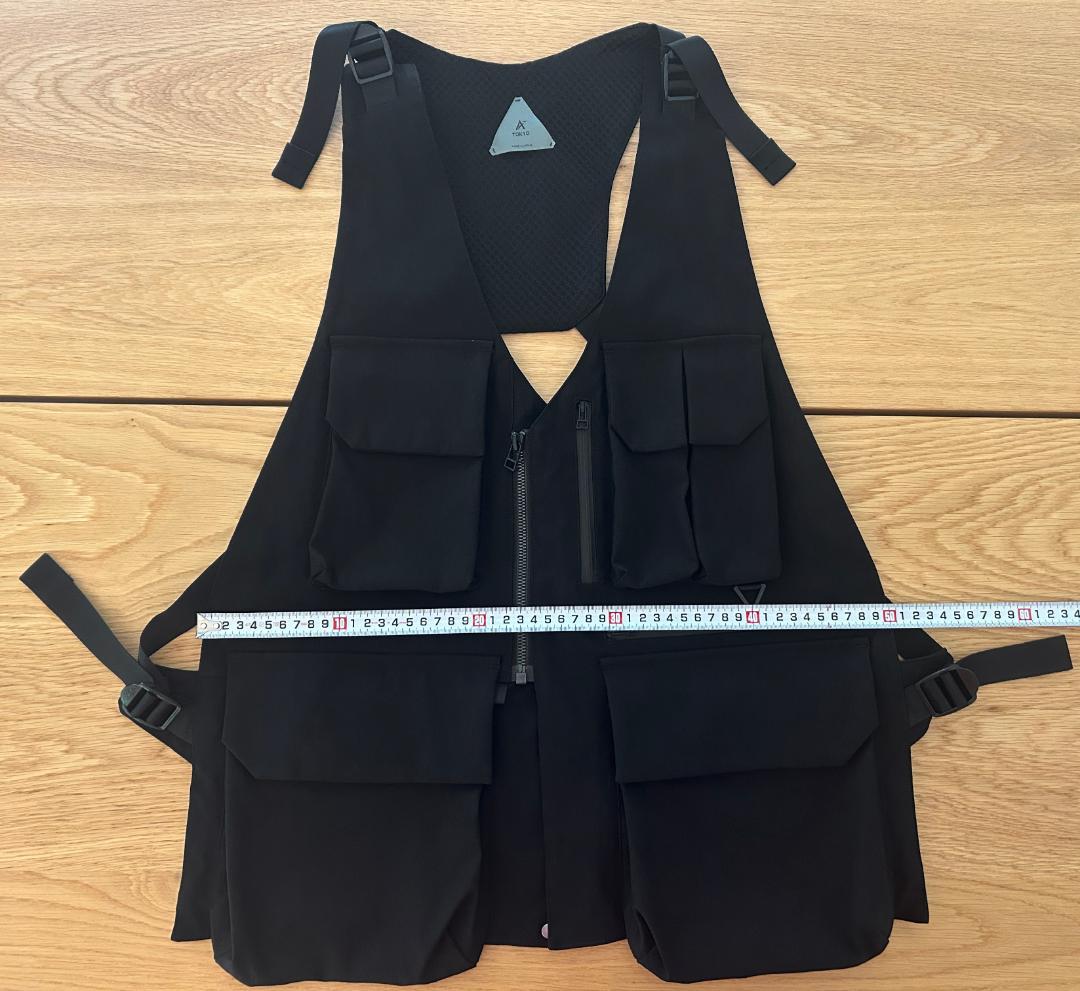 【未使用】日本製 A+TOKYO ナイロン シューティング ベスト L ブラック