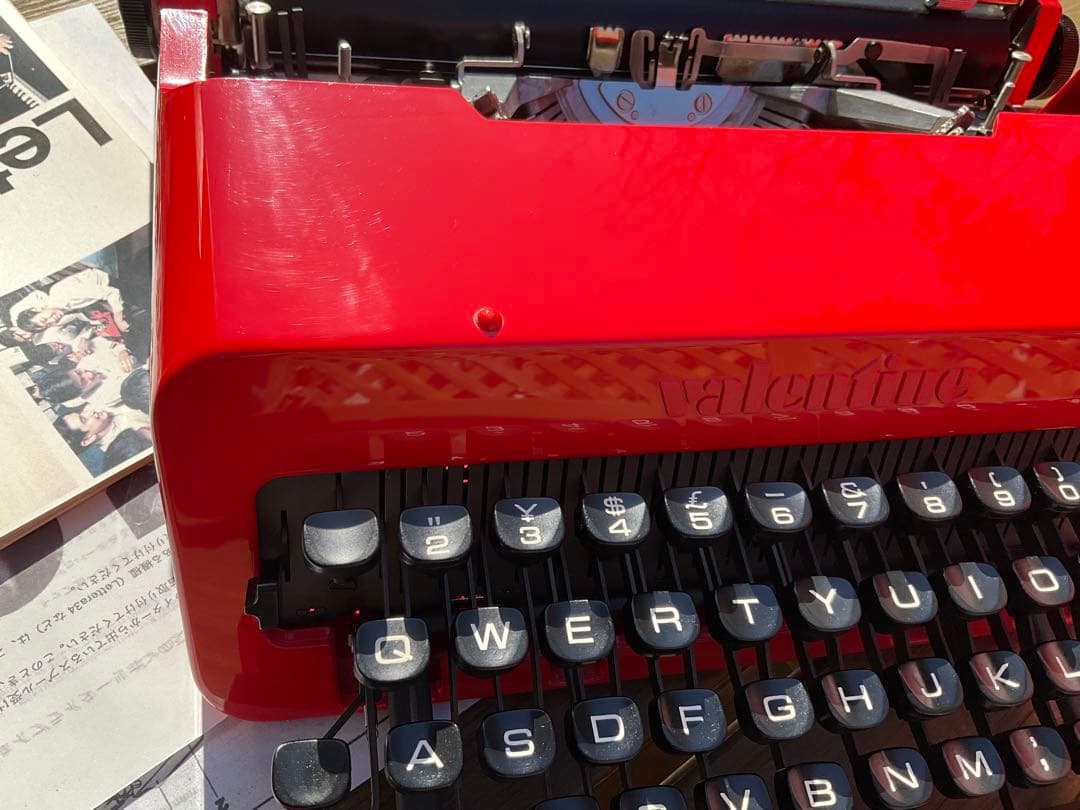 olivetti valentine 整備済　完動品　中古品　超綺麗