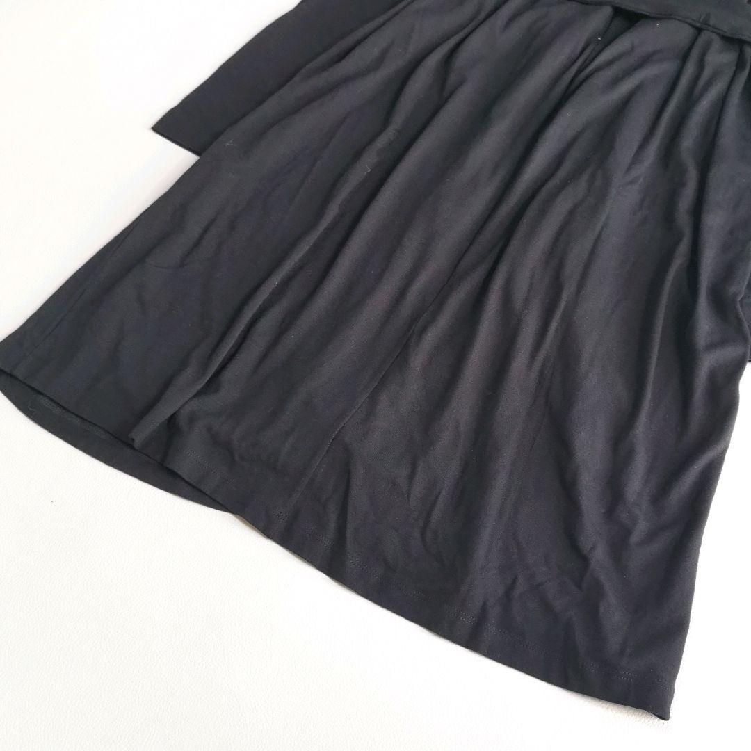 【美品✨】マックスマーラ ロングカーディガン ビジュ ウォッシャブル L 黒