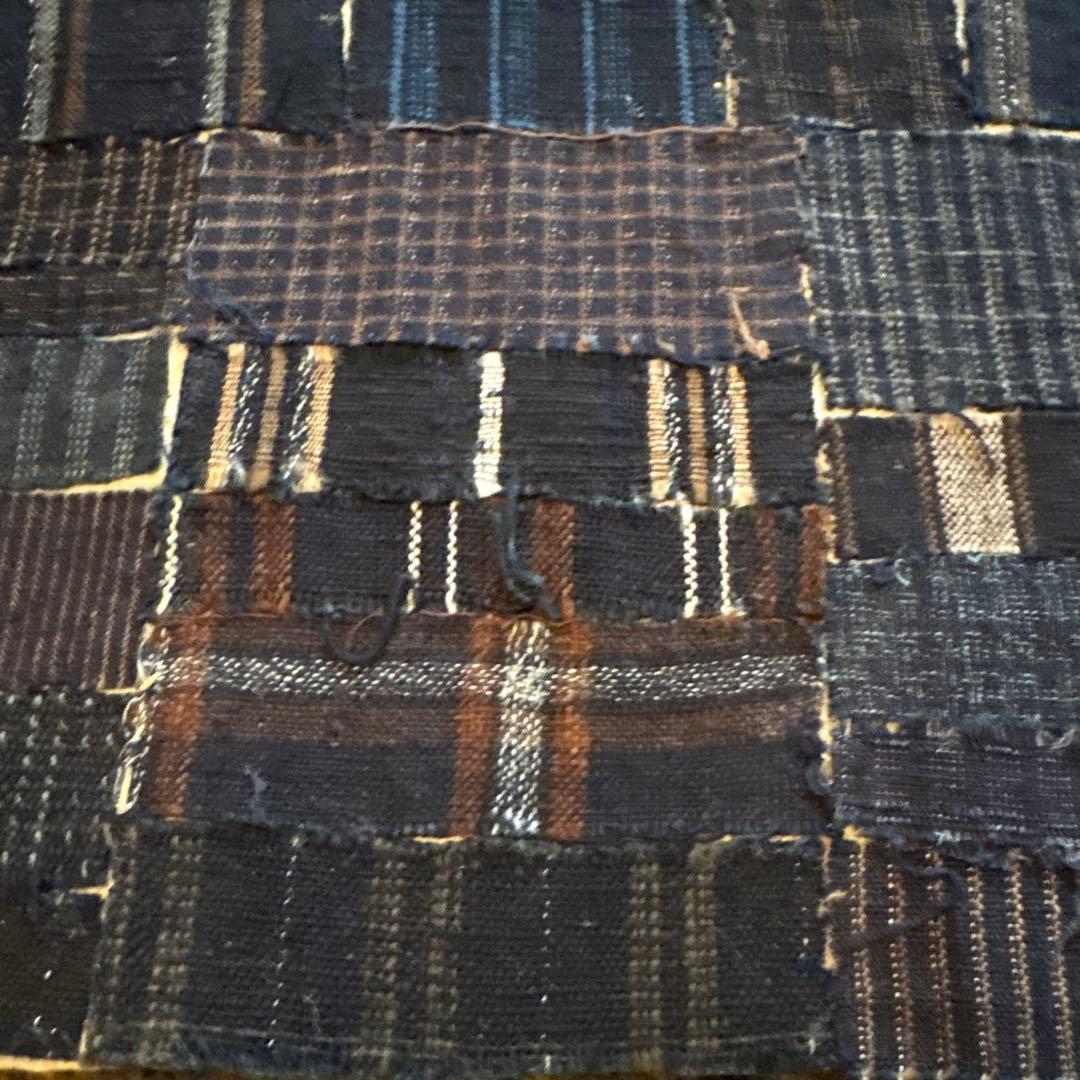 SALE⏬希少◆縞帳　古布　縞　襤褸