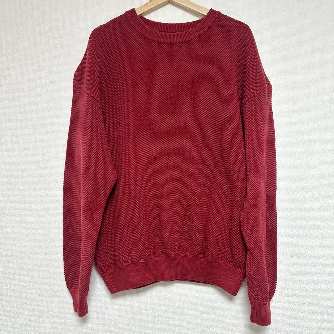 トップス crepuscule cotton knit